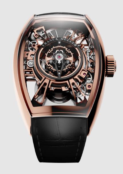 Franck Muller Curvex CX Grand Central Tourbillon Skeleton Replica Watch Cheap Price CX 36 T CTR SQT 5N